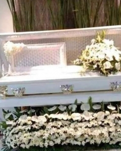 casket flowers & floor garden,2 Standing Spray,